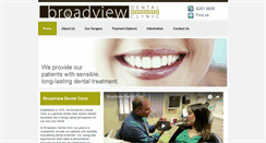 Desktop Screenshot of broadviewdental.com.au